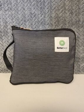 Gray Travel Pouch with Wrist Strap
